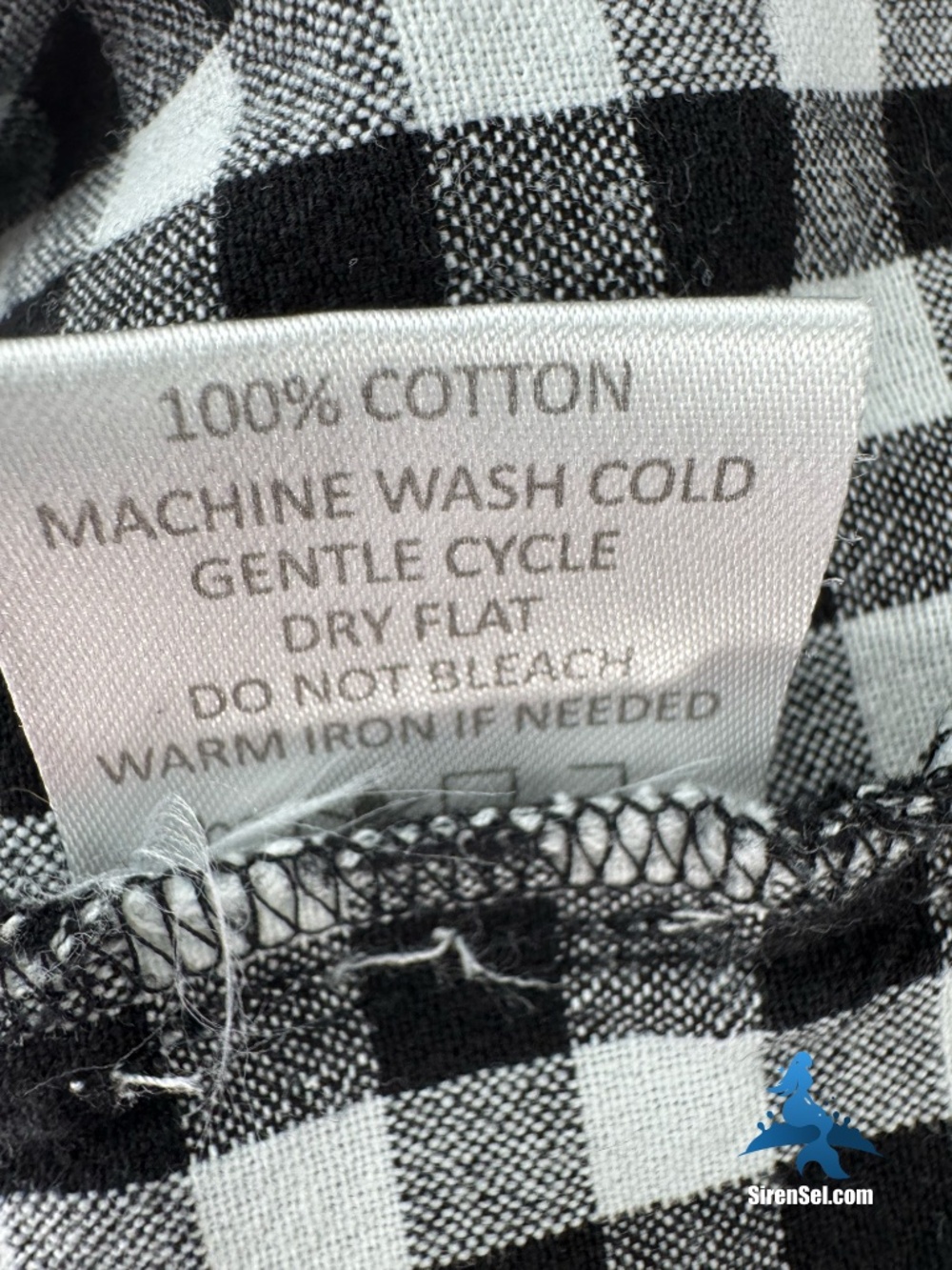 1320 Mud Pie Mary Ruffle Dress – Large – Black White Gingham - Picture 13 of 14